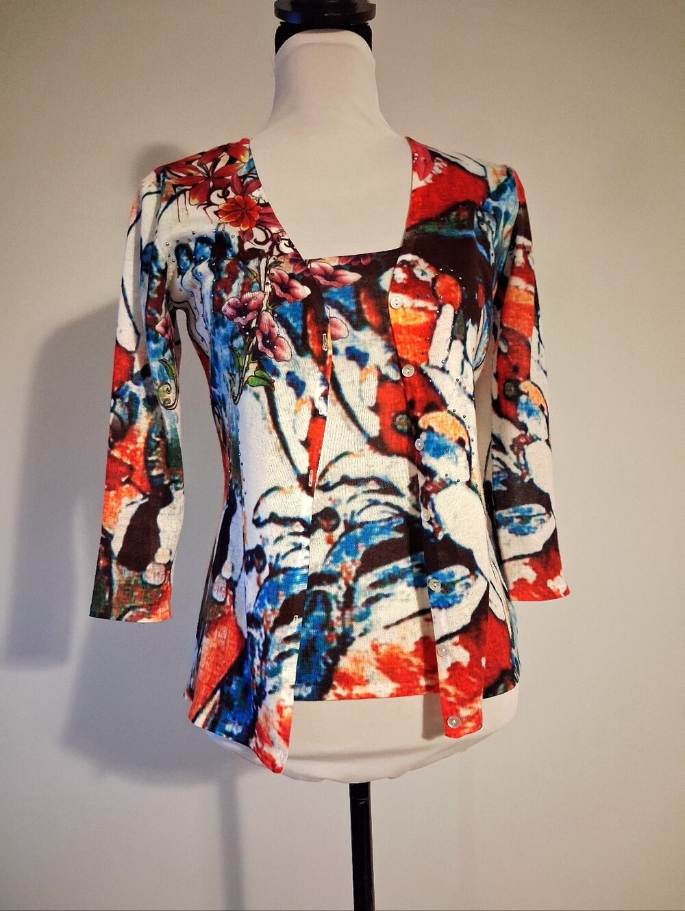 Alberto Makali Cardigan And Tank Size Small